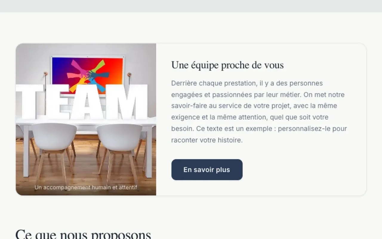 ① Un modèle généraliste