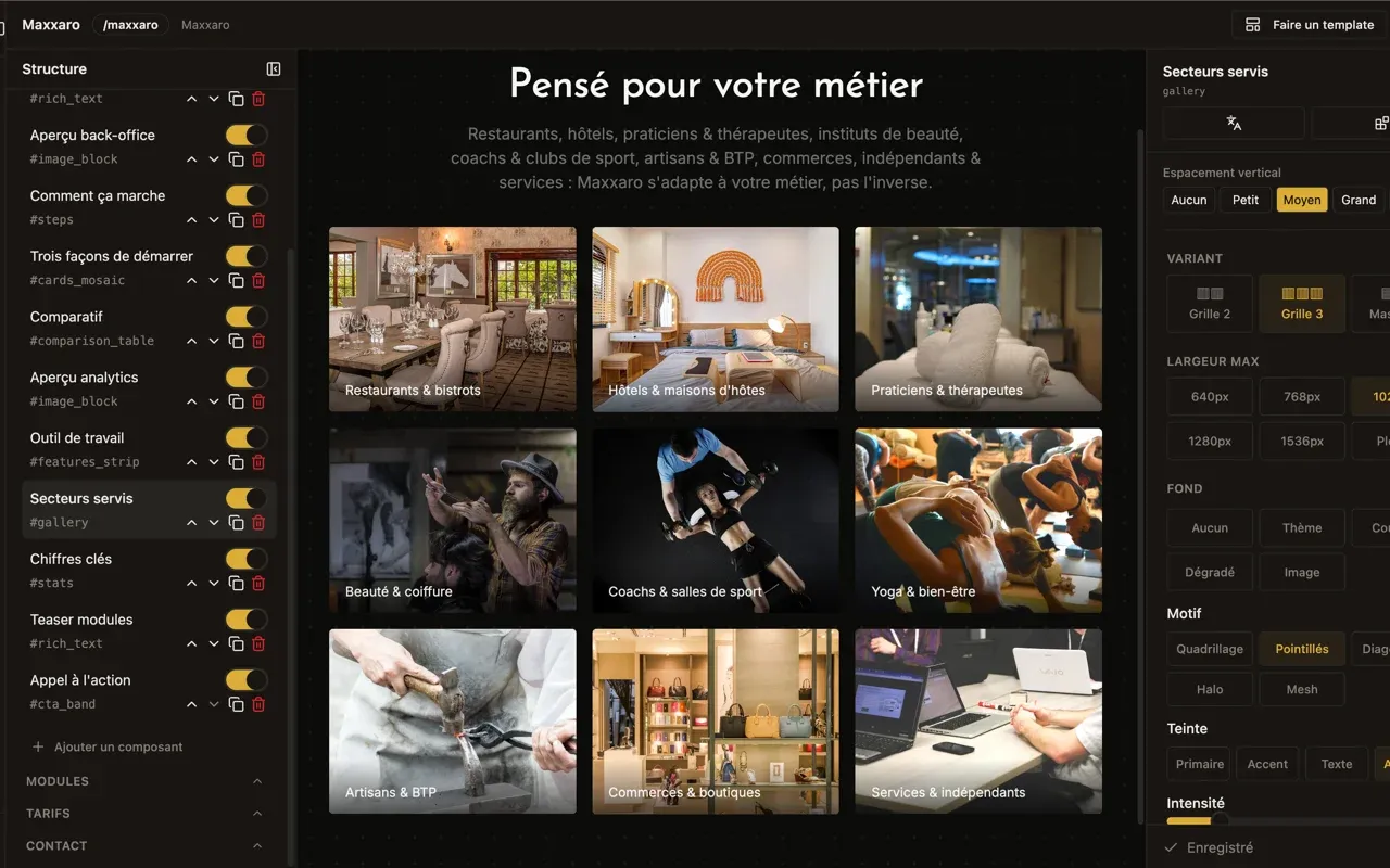 ③ On vous monte la base
